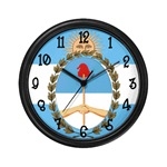 Argentina Flag Clock
