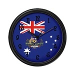 australia flag clock