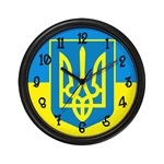 ukrainian flag clock